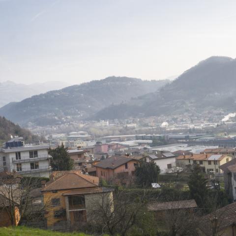 Foto nr. 2 panorama dalla cappella degli Alpini - © G.S. Marinelli, riproduzione vietata.