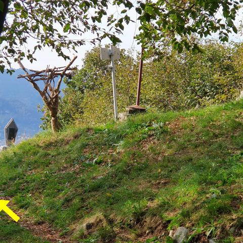 foto nr. 1 Proseguendo dritto arriviamo in pochi minuti alla Madonnina del Narciso - © G.S. Marinelli, riproduzione vietata.