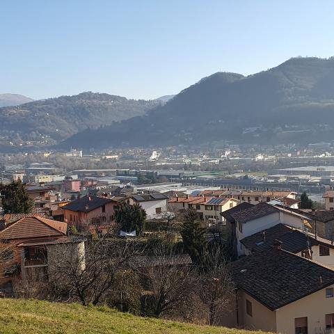 panorama sulla Valle Seriana