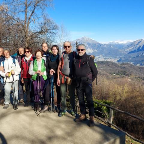 Monte San Genesio - foto di gruppo  - © G.S. Marinelli, riproduzione vietata.