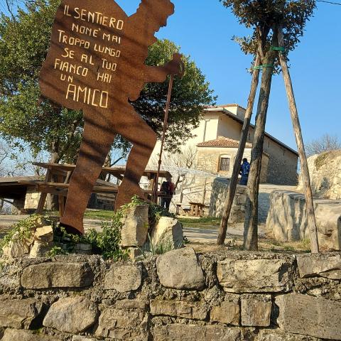 Arrivando al Santuario della Madonna de Corno   - &copy; G.S. Marinelli, riproduzione vietata.