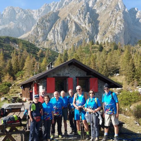 Rifugio Laeng (gruppo girocorto)    - © G.S. Marinelli, riproduzione vietata.